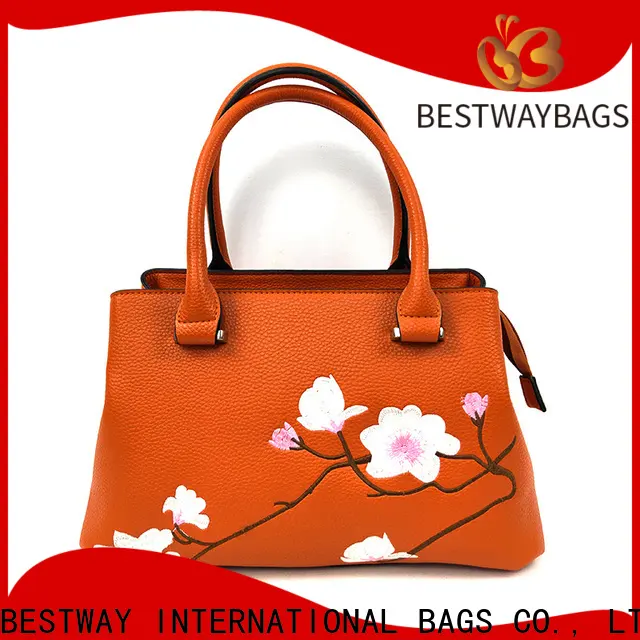 Bestway Bag premium quality pu leather rivets Suppliers for lady 1