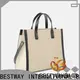 Latest small black canvas tote bags beach wholesale for holiday 1