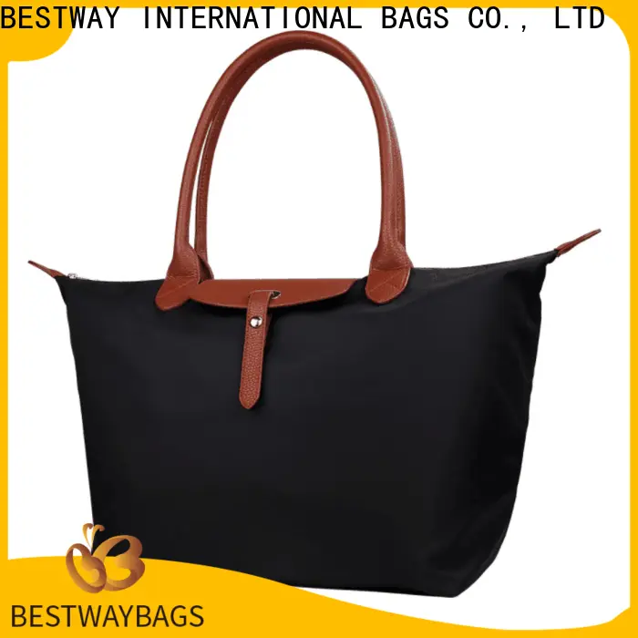 Bestway womens nylon and leather bag manufacturers for sport 1