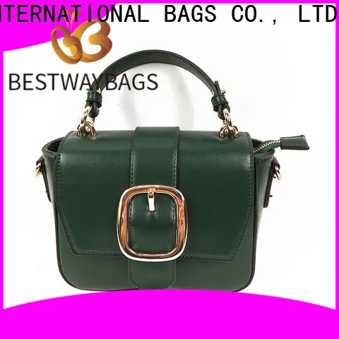 Bestway simple pu leather handbags factory for lady 1
