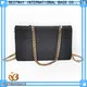 ladies black leather tote bag expensive factory for date 1