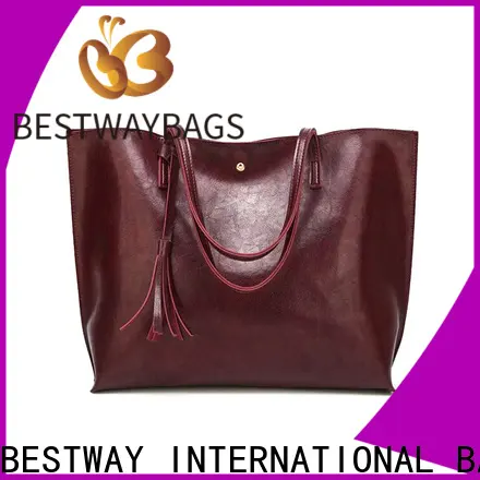 Bestway simple vintage leather shoulder bag Chinese for ladies 1