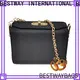 Bestway black pu leather made of factory for girl 1