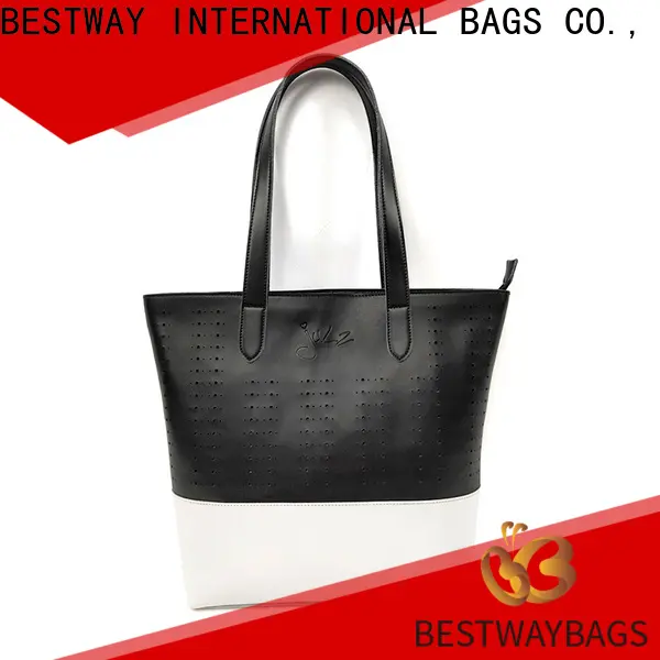 Custom handbag pu blue Suppliers for women 1