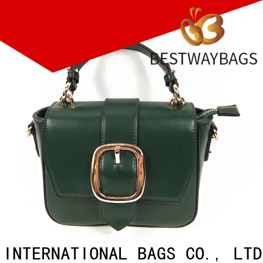Bestway Bag leather bag closures black company for girl 1