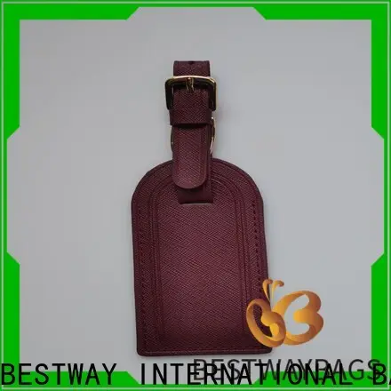 Bestway logo leather purse charm manufacturers for purse 1
