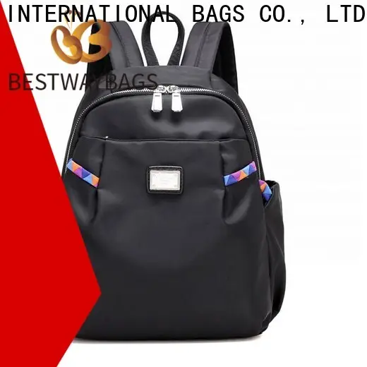 Custom black nylon designer handbags bags supplier for bech 1