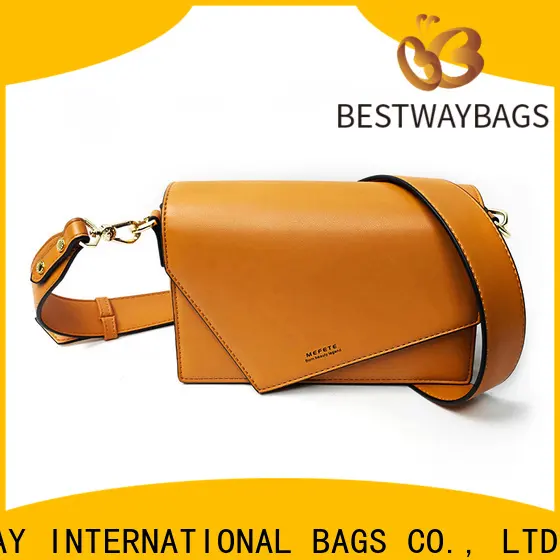 Bestway Latest pu leather vs real leather Supply for lady 1