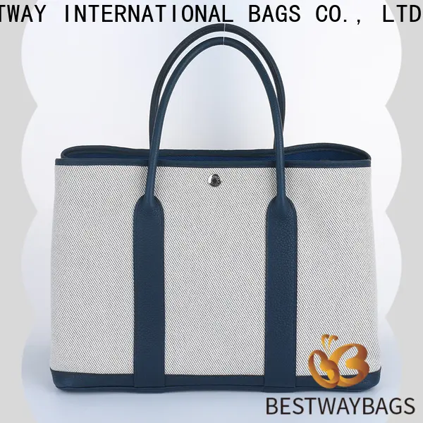 Bestway fashion purple canvas tote bags Suppliers for vacation 1