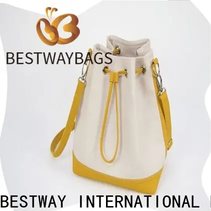Bestway leather orange canvas tote bag Supply for travel 1