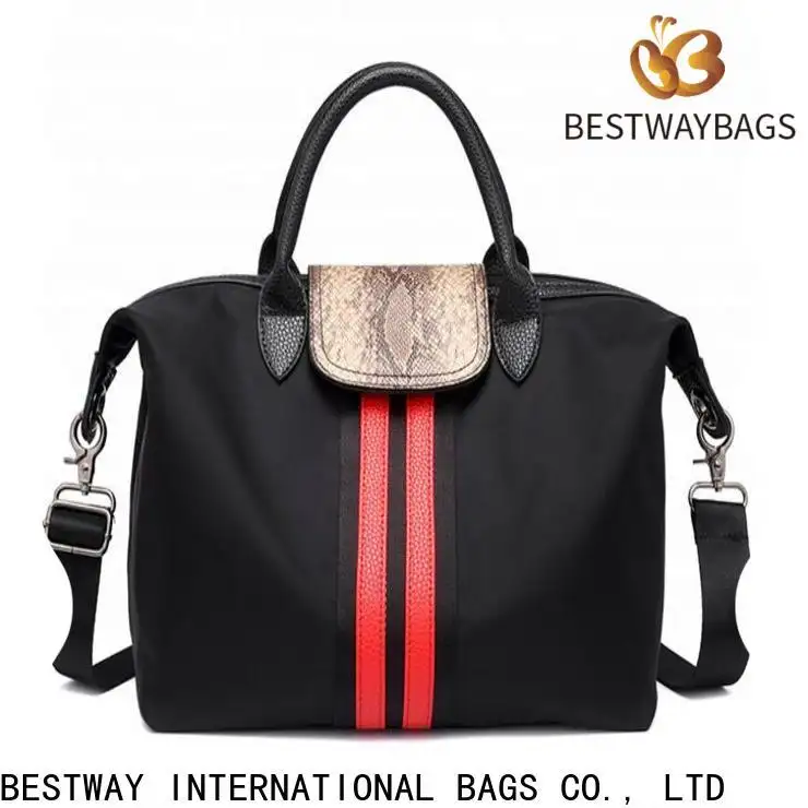 Bestway handle french nylon handbags for business for bech 1
