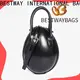 Bestway simple leather sling bag for business 1