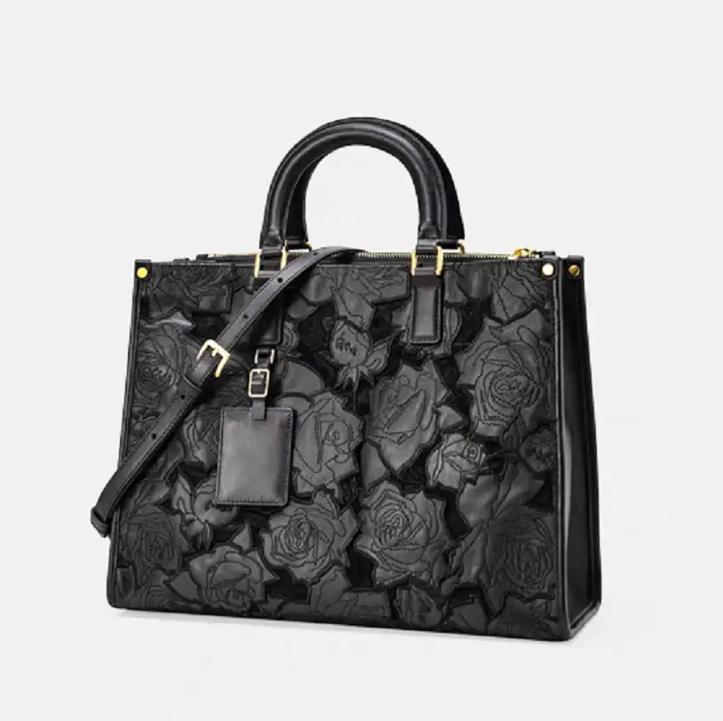 Handmade Women bag, Classical Style Genuine Leather tote bag, 1