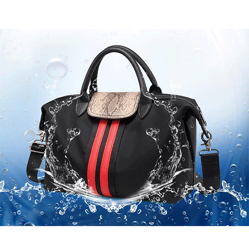 Nylon Material Foldable Womens Shoulder Gym Bag Shopping Shoulder Bag 6