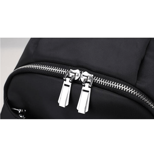 Custom Black Stylish Nylon Bag Foldable Gym Sport Lightweight Backpack 7