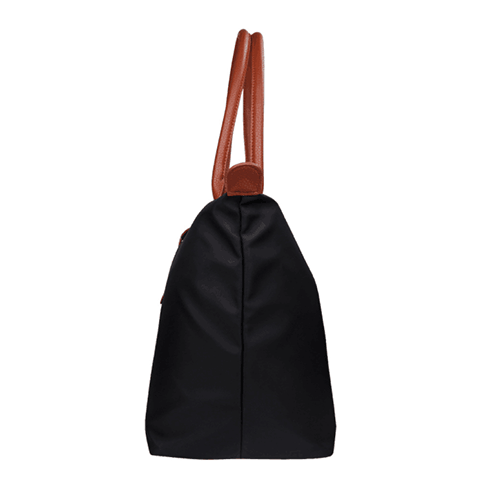 Oxford Nylon Large Tote Bag With Leather Handle Beach Bag Printed Logo 10