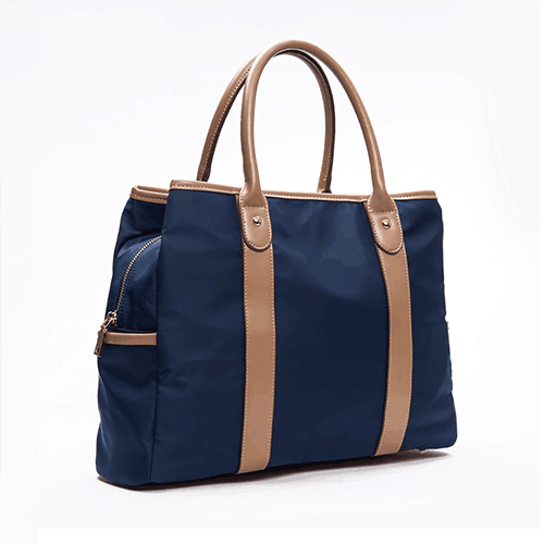 Fashion Elegant Shop Nylon Bag With Leather Handle, Work Handbags and Purses For Women 9