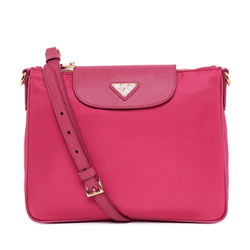 Wholesale Nylon Cross Body Shop Shoulder Bag With Leather Strap And Cover 10