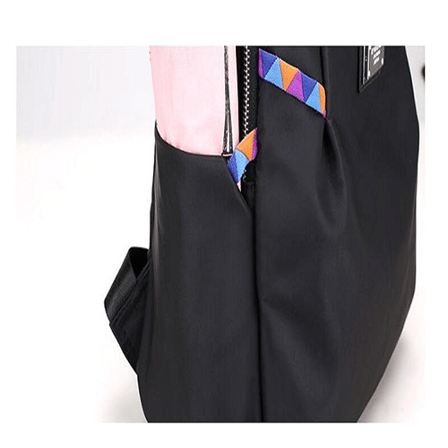 Custom Black Stylish Nylon Bag Foldable Gym Sport Lightweight Backpack 6