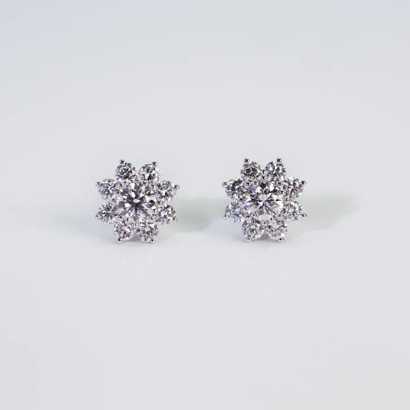 Custom Lab Created Diamond Stud Earrings Company 3