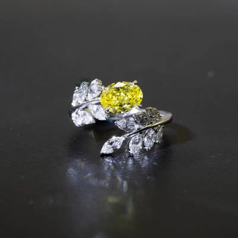 Lab Grown Princess Cut Diamond Ring by DKL Jewelry 3