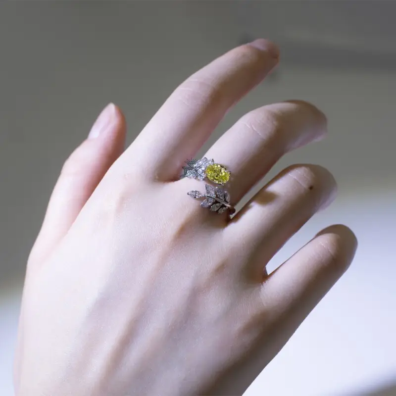 Lab Grown Princess Cut Diamond Ring by DKL Jewelry 4