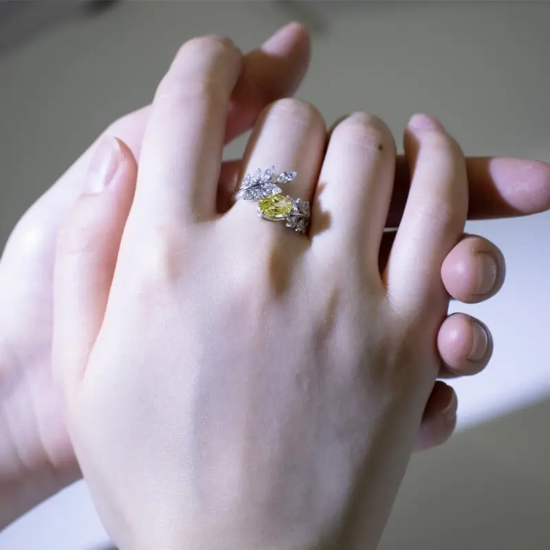 Lab Grown Princess Cut Diamond Ring by DKL Jewelry 5