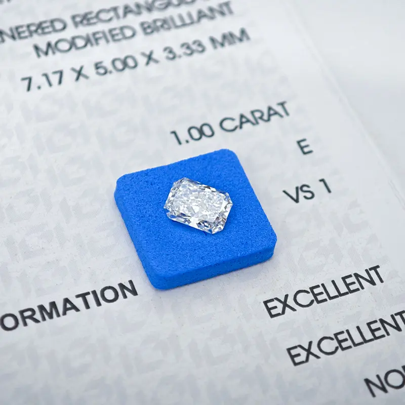 Lab Grown Diamond Radiant Cut Lab Diamond Factory 5