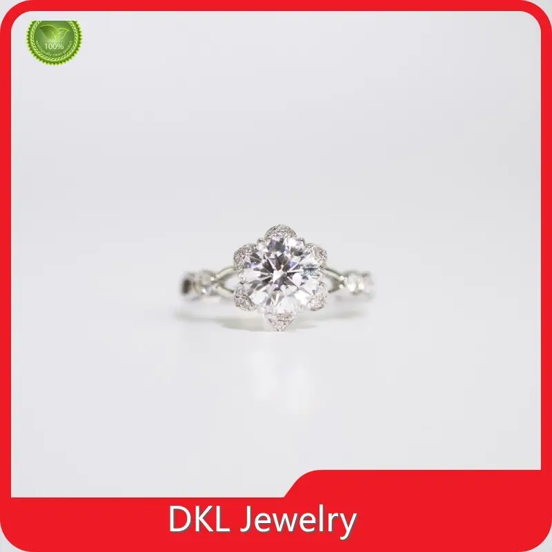 Oval Lab Grown Engagement Ring by DKL Jewelry 1
