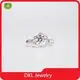 Oval Lab Grown Engagement Ring by DKL Jewelry 1