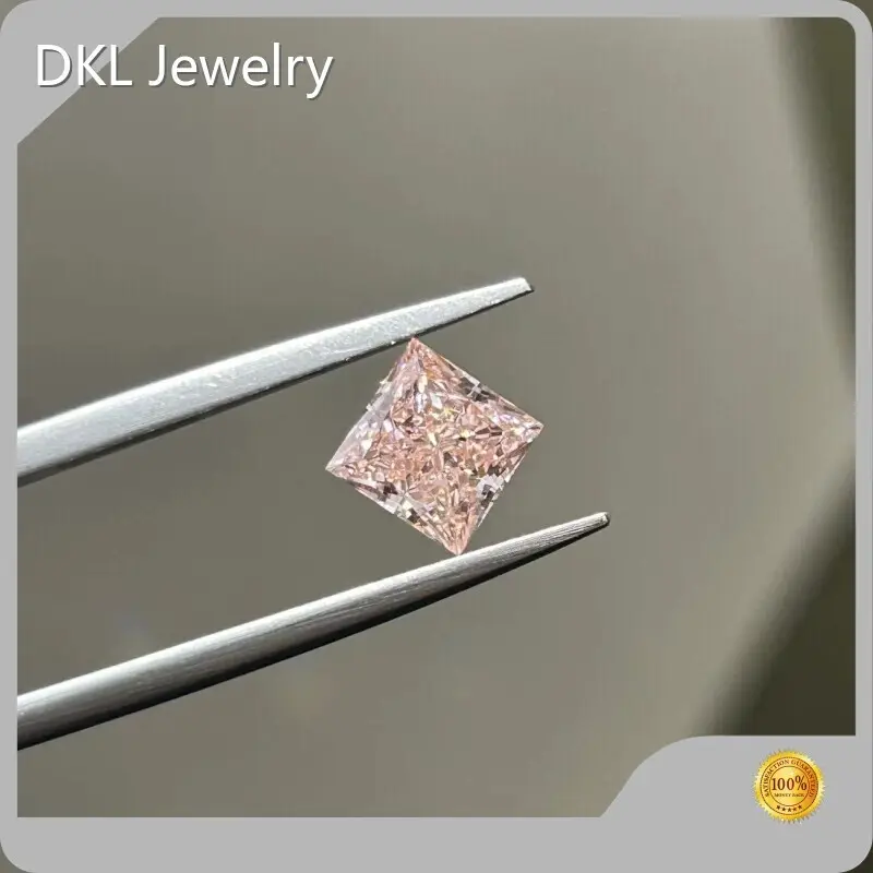 Pink Lab Grown Diamond by DKL Jewelry 1