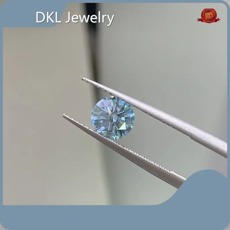 Lab Made Blue Diamonds Lab Grown Diamond Wholesale - DKL Jewelry 1