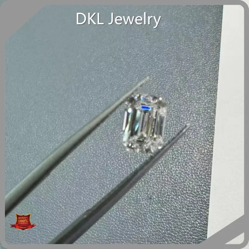 4 Carat Lab Grown Emerald Cut Diamond by DKL Jewelry 1