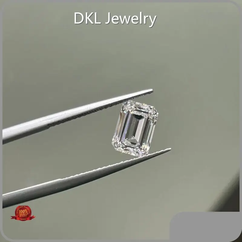 Custom 5 Carat Lab Grown Diamond Emerald Cut Company 1