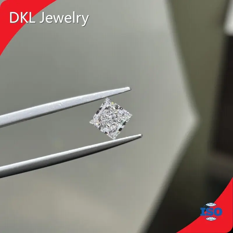Princess Cut Diamond Ring Lab Grown Princess Lab Diamond Wholesale - DKL Jewelry 1