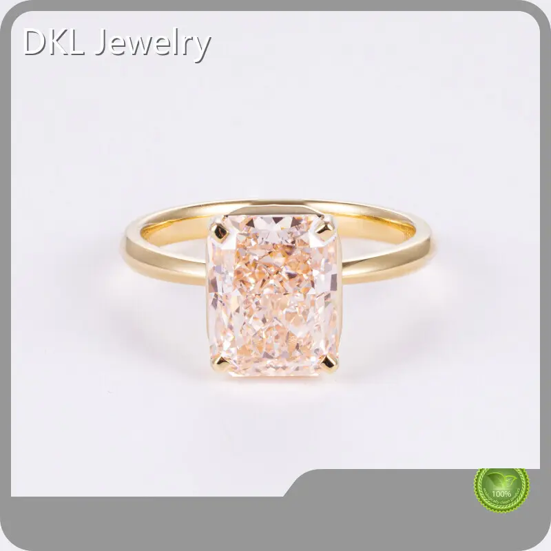 Custom Lab Grown Diamond Engagement Rings Lab Diamond Ring Wholesale - DKL Jewelry 1