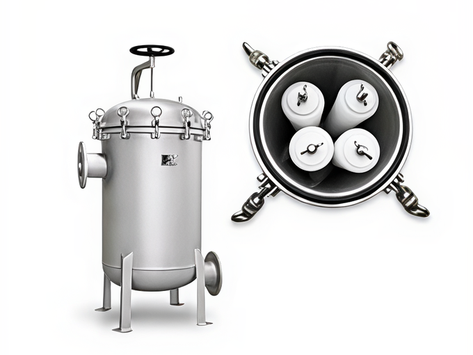 High Flow Stainless Steel Filter Element with Silicone/ EPDM/ NBR/ FKM Seals – LF5000 1