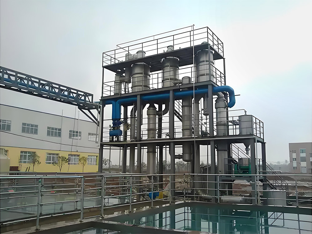 Triple Effect Evaporator System 7000kg/h for High-Salt Wastewater EV-800 1