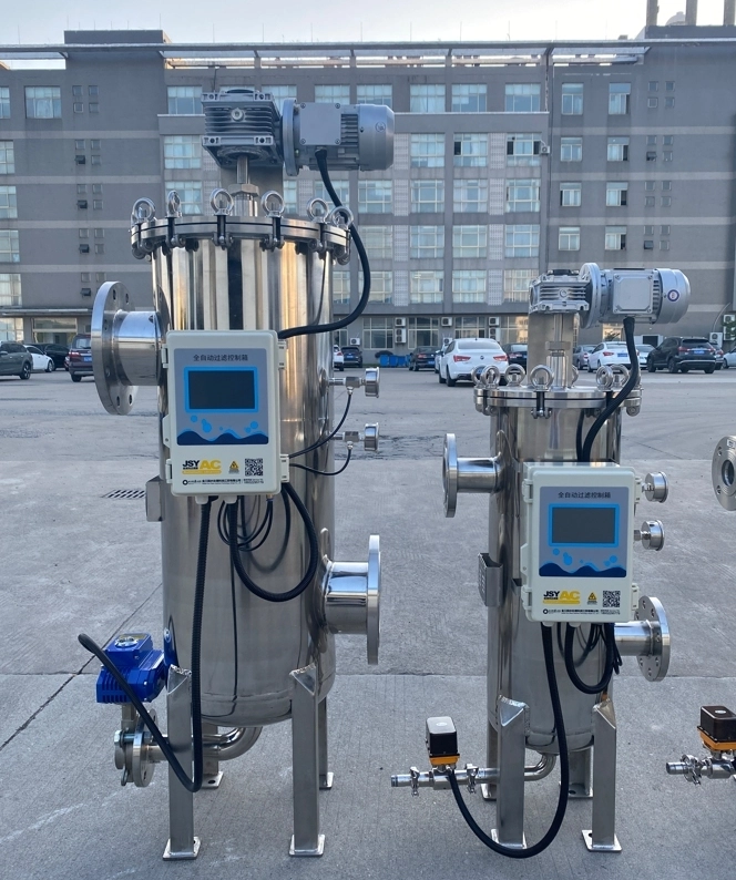 Automatic Self Cleaning Water Filter Brush System Motor Driven 1