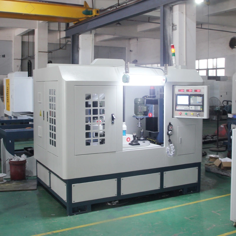Pulidora CNC JINZHU con mesa giratoria y 3 cabezales de rectificado 1
