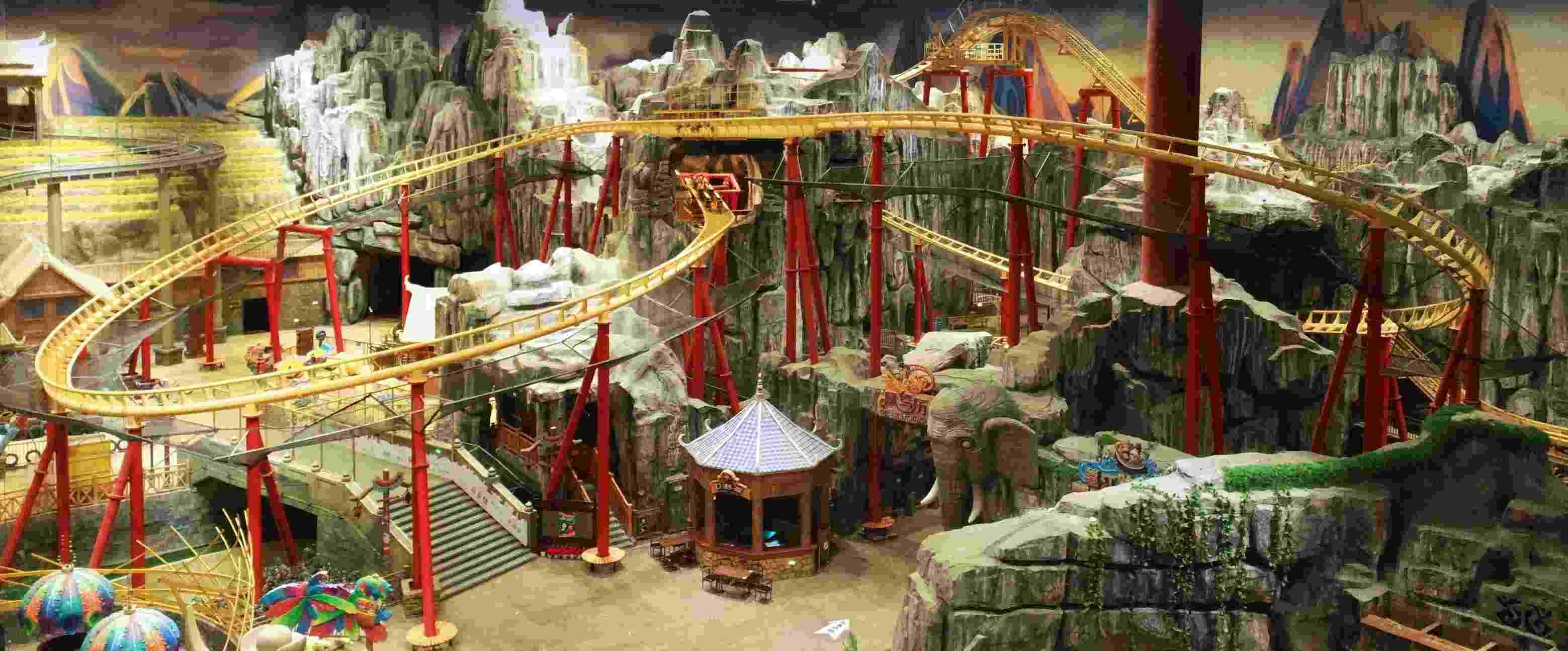 Jinma Rides Drop Coaster Roller Coaster Rides KSC-16C 1