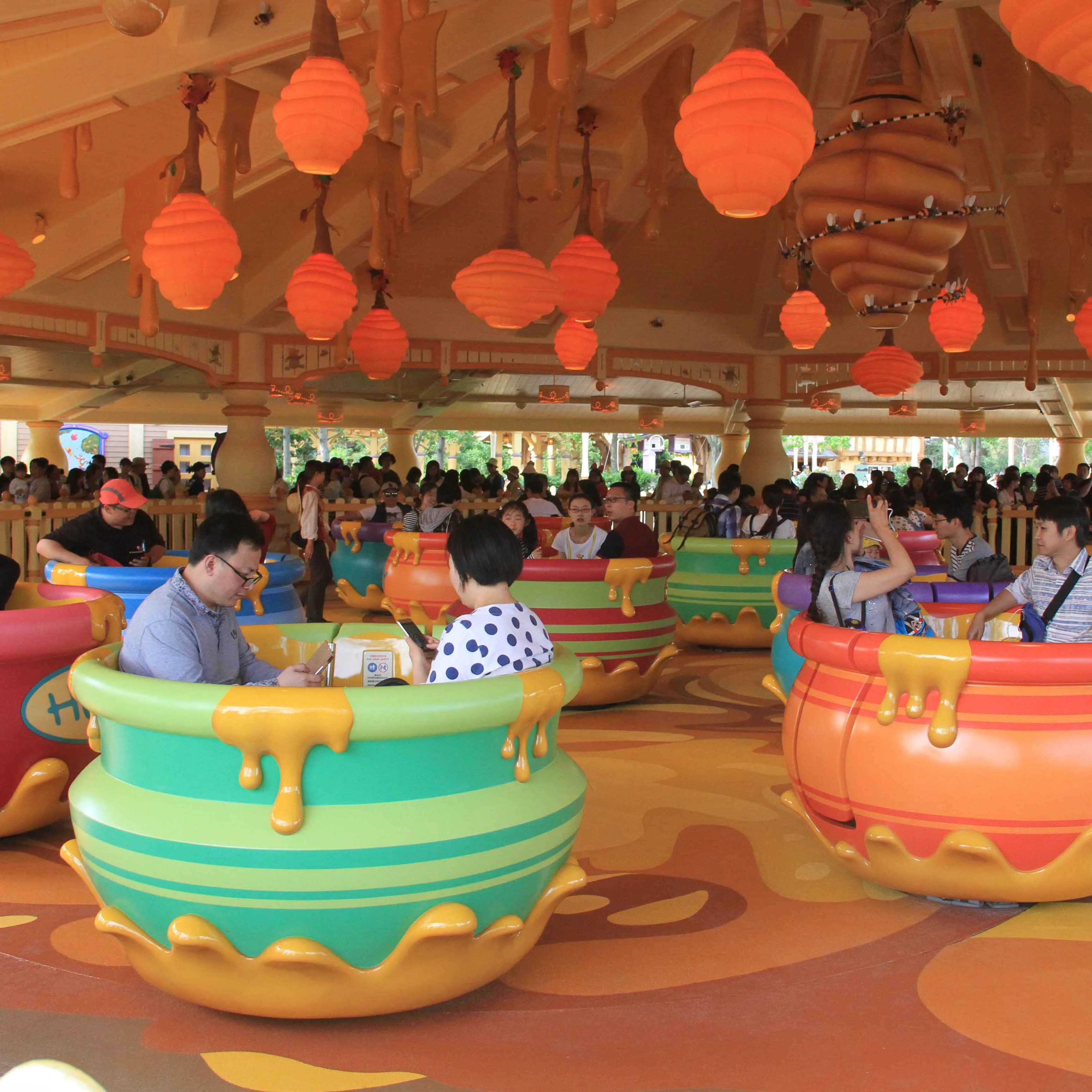 Amusement Park Family Ride Tea Cup Ride ZB-72B 1