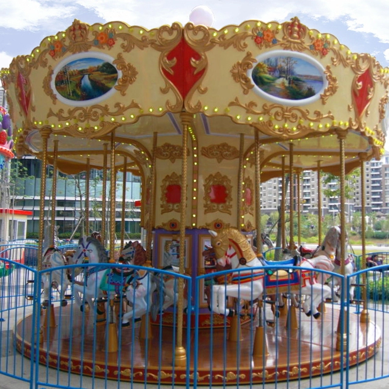Jinma Fun Amusement Park Carousel Ride DW-16A 1