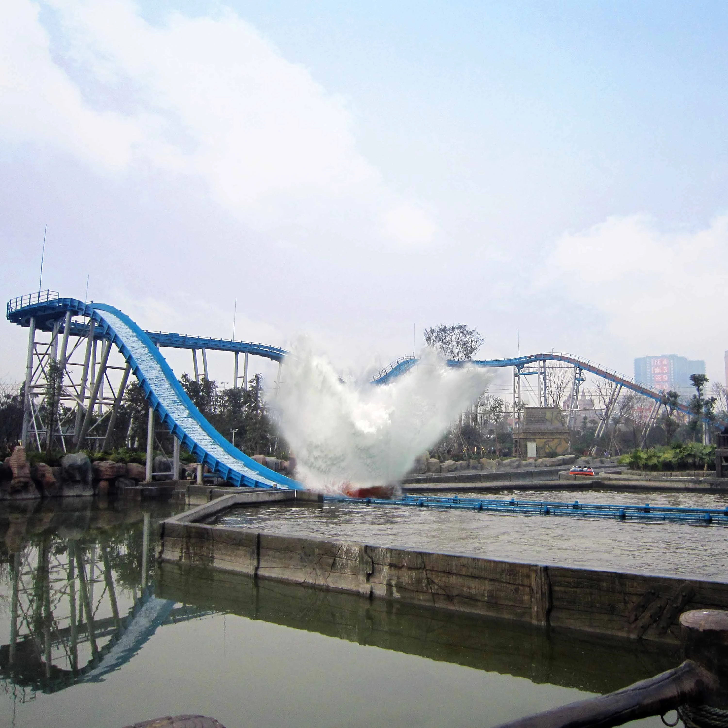 Amusement Park Water Chute Ride JL-15F 1