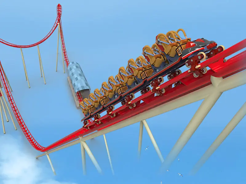 Wholesale best tallest roller coaster maker for promotion 1