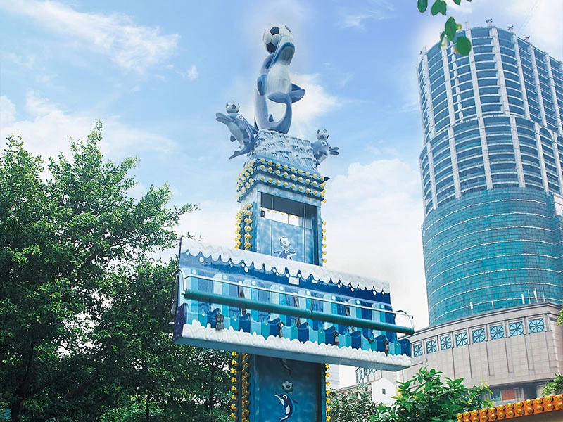 Theme Park Jumping Dolphin Kangaroo Ride QWT-8B 1