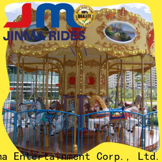 golden horse roller coaster carousel for kids Suppliers for sale 1