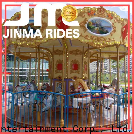 golden horse roller coaster kiddie carousel for sale Supply for sale 1