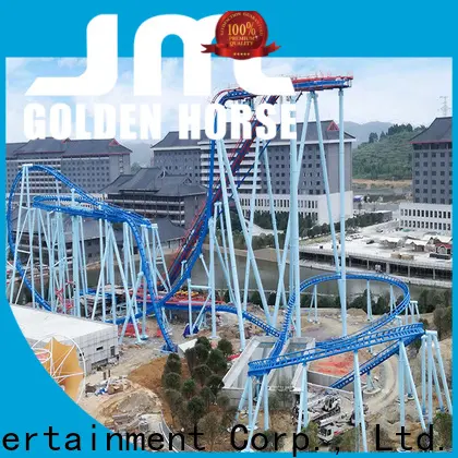 Jinma Rides golden horse roller coaster wild roller coaster ride China on sale 1