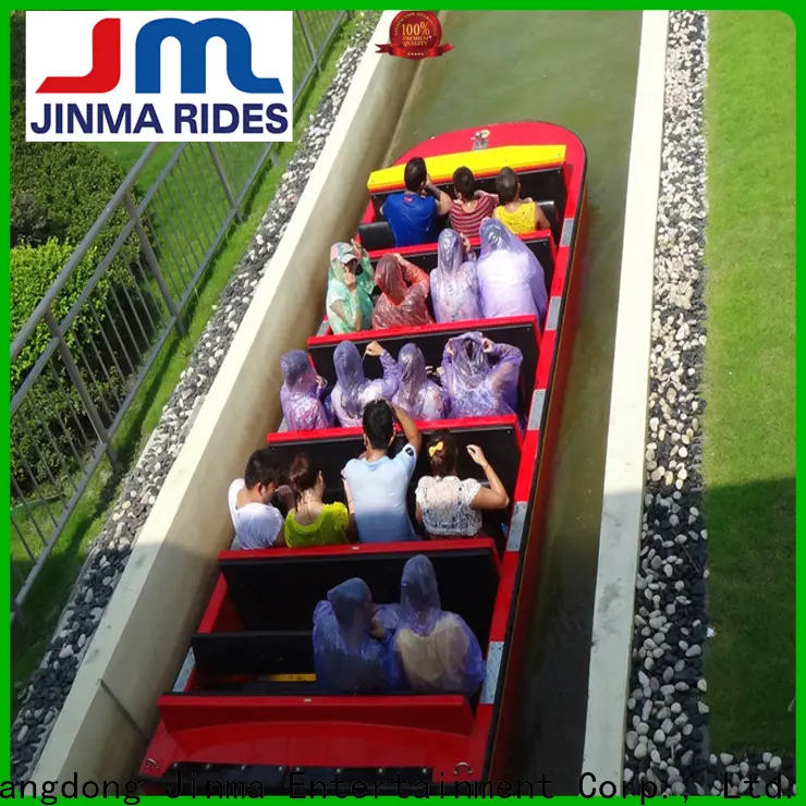 Jinma Rides golden horse roller coaster log flume ride sale for promotion 1
